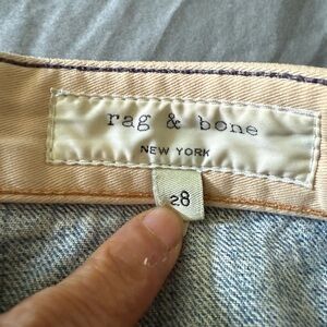 Rag & Bone Denim with Cream Accents